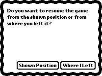 Resume game